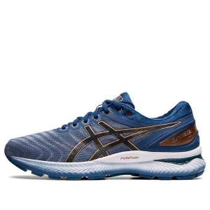 Кроссовки гель нимбус 22 ширина Asics, серый