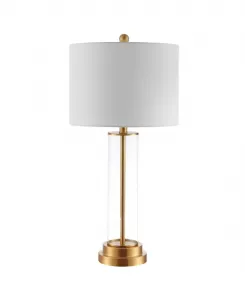 Настольная лампа Кассиан Safavieh, прозрачный/золотистый оттенок