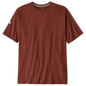 Футболка с надписью Fitz roy icon responsibili Patagonia, Dried Vanilla