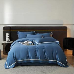 YIZUFU Комплект постельного белья Fibre Luxury 1400TC летний мягкий шелковистый с вышивкой