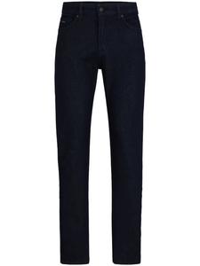 Узкие джинсы средней посадки BOSS, синий