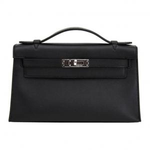 Мини Келли Свифт кожаная сумка Келли женская 89 Нуар черный HERMES