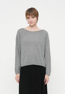 Джемпер VILA VILUKA BOATNECK, Medium Grey Melange/Mottled Grey