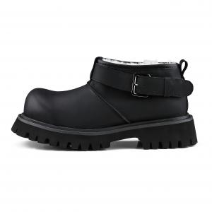 Зимние ботинки HANQIAORIJI Blood Series короткие с ремешком, черный