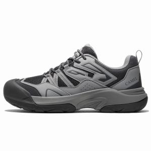 CAMEL Антискользящие износостойкие низкие треккинговые туфли мужские серо-коричневые, цвет Gray/Brown