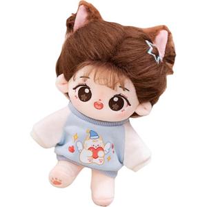 Сладкая и милая креативная двусторонняя хлопковая кукла плюшевая кукла высотой 20 см YILEXIONG