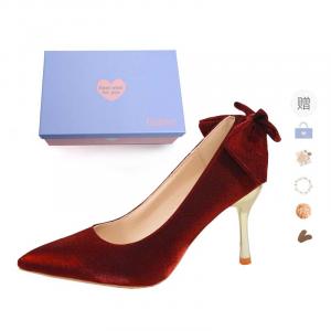 Женские туфли на тонком каблуке и высоком каблуке Xingdiman, Champagne[Gift Box Set](Gift Included)