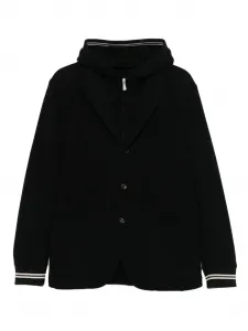 Блейзер с капюшоном Eleventy, черный