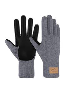 Перчатки без пальцев из мериносовой шерсти с овчиной "Leanyer" Normani, серый