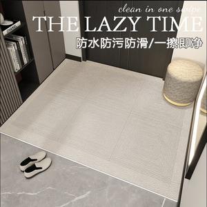 Budis Ковер 140х160 см для прихожей/спальни, из искусственной кожи, влагостойкий, нескользящий, можно обрезать