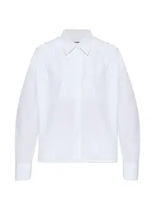 Хлопковая рубашка JIL SANDER, белый