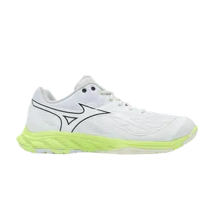Кроссовки Mizuno Wave Fang 2 Wide 'White Green Black', белый