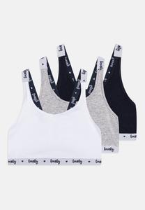Бюстье Lovely 3 Pack Buffalo, цвет weiß/grau/navy