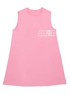 MM6 Maison Margiela Kids платье с принтом, розовый