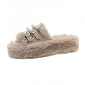 WUJI Женские противоскользящие тапочки-шлепанцы устойчивые к истиранию - Milk Tea, цвет Milk Tea