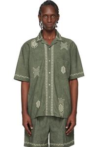 Isabel Marant Зеленая футболка с изображением Зекима