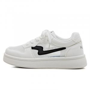 HUANQIU Нескользящие, легкие и дышащие низкие кроссовки для скейтбординга для женщин, белые, черные