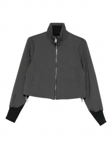 Укороченный бомбер Pinko, серый