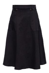 Юбка до колена Queen Queen Swing, черный