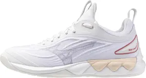 Женские волейбольные кроссовки Mizuno Wave Luminous, белый/розовый