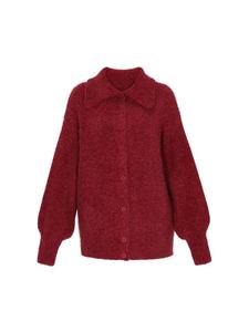 Женский кардиган бордового цвета DreiMaster Vintage