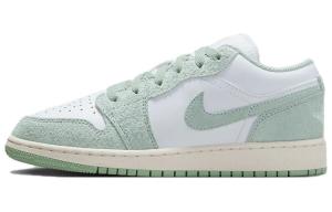 Jordan Air Jordan 1 винтажные баскетбольные кроссовки женские, White/Green