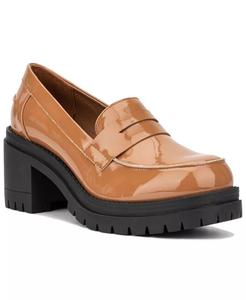 Женские лоферы Penni Lug Sole New York & Company, коричневый