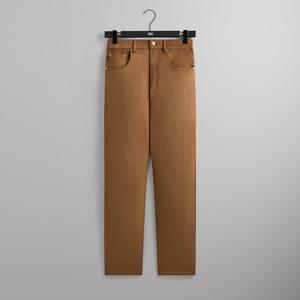 Брюки Kith Bonded Microsuede Centre Pant, цвет Mesa