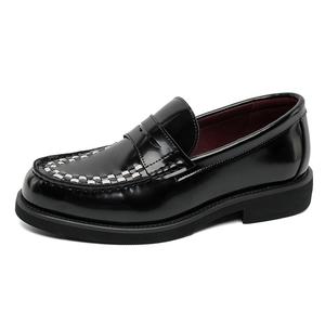 WEISHIBANGWEI Лоферы мужские черные