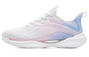 Кроссовки Hydrogen Bomb для бега женские с низким верхом, белые/королевские синие Qiaodan