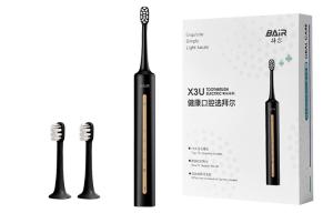 Умная электрическая зубная щетка X3U Soundwave для взрослых с функцией дезинфекции BAIR, черный