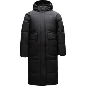 ANTA Разнообразие тренировочной коллекции пуховик женский базовый черный, Basic Black