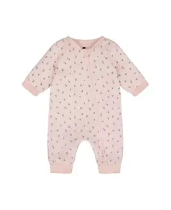 Детский комбинезон и комбинезон из органического хлопка для девочек. Deux Par Deux, розовый