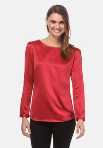 Блуза Vincenzo Boretti leicht tailliert, цвет weinrot