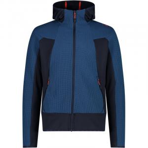 Толстовка с капюшоном, мужская куртка с фиксированным капюшоном Cmp, цвет ocean