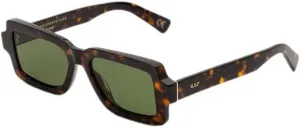 Солнцезащитные очки RETROSUPERFUTURE 6SN Pilastro 3627, унисекс, цвет Havana, линзы зеленые, размер 54 мм, Havana