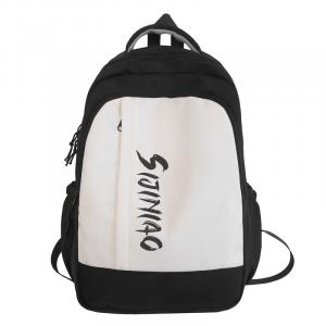 Deli Bear Нейлоновый рюкзак унисекс черный/фиолетовый/красный/оранжевый/зеленый, Black with Plush Ball Charm