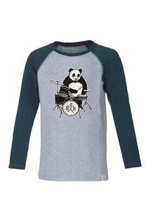 Лонгслив Band of Rascals Panda, бензиновый