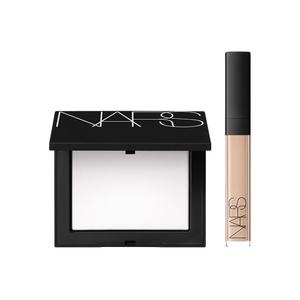 Набор для безупречного тона кожи пудра для фиксации макияжа correcting skin tone 10g + консилер 6ml NARS