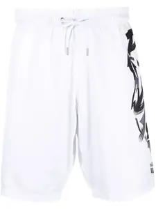 Шорты с логотипом Plein Sport, белый