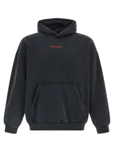 Худи 'Balenciaga Back', черный