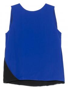 Двухцветный топ MSGM, синий