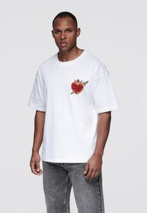 Футболка Ombre Print T-shirt, Off White/White