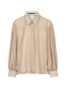 Блузка с отделкой Luisa Cerano, бежевый
