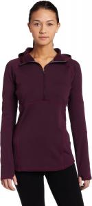 Columbia Sportswear женская толстовка I2O с молнией на половину, Black Cherry