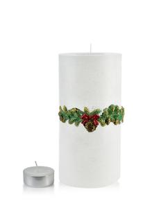 Подсвечник Mondex белый высота: 24 см