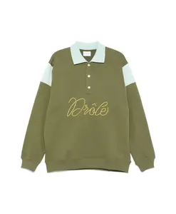 Стильный пуловер h-pl154 co127 Drole De Monsieur, зеленый