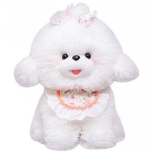 Barbne Плюшевая игрушка Meow Sister с милым дизайном щенка West Highland White Terrier, высота 35см/40см