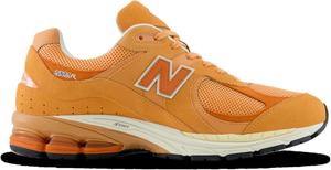Мужские кроссовки New Balance 2002 года, Castlerock/черные/магнитные, Orange/White