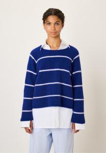 Джемпер American Vintage TOW, Bleu Royal Rayures Blanches/Blue